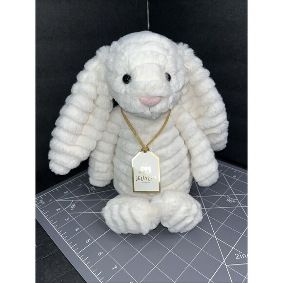 Jellycat Bashful Luxe Bunny Nimbus Limited Edition New With Tag Authentic - Picture 1 of 13